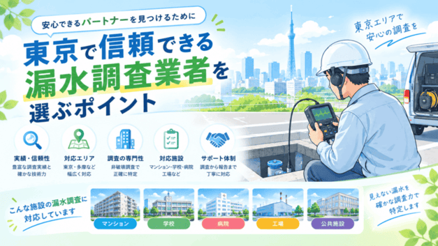 漏水調査 業者 東京